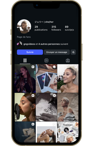 Compte Instagram