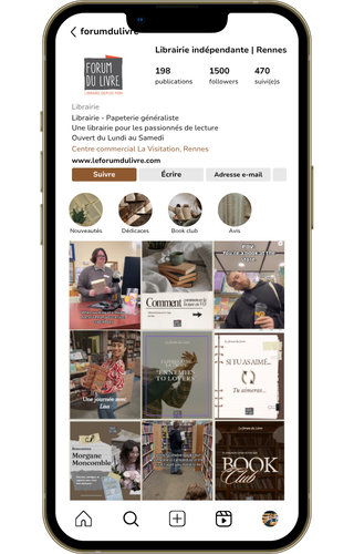 Instagram Forum du livre